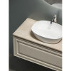 Тумба с раковиной Sancos Very 100 см, beige soft, столешница бежевая, раковина CN5005