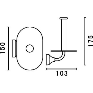 Купить Держатель для запасных рулонов Art&Max Ovale AM-E-4083 в Москве с доставкой Держатель для запасных рулонов Art&Max Ovale AM-E-4083