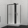 Душевая кабина Black&White Galaxy G8708 с низким поддоном, без крыши