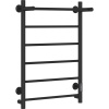 Полотенцесушитель электрический EWRIKA Сафо PN, 80х50, с полкой, черный