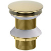 Донный клапан Aquatek AQ6003BG шлифованное золото