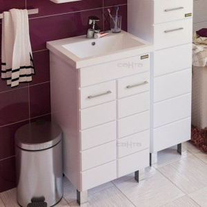 Купить Мебель для ванной СаНта Омега 50 напольная в Москве с доставкой Мебель для ванной СаНта Омега 50 напольная