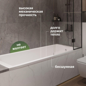 Купить Ванна из искусственного камня STWORKI Ольборг 180x80 см, с ножками в Москве с доставкой Ванна из искусственного камня STWORKI Ольборг 180x80 см, с ножками