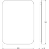 Зеркало Defesto Opti DF 2814S 50х70 с LED-подсветкой, 3000К, сенсорный выключатель