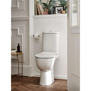 Купить Чаша напольного унитаза с сиденьем микролифт Jacob Delafon Louise E28062RU-00 в Москве с доставкой Чаша напольного унитаза с сиденьем микролифт Jacob Delafon Louise E28062RU-00