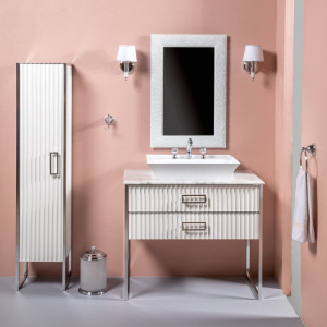 Зеркало Armadi Art NeoArt Aura 60 белое с подсветкой