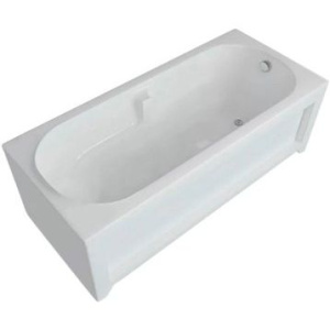 Купить Акриловая ванна Акватек Лея LEY170-0000057 170x75 см, с каркасом, с экраном, со сливом-переливом, слив справа в Москве с доставкой Акриловая ванна Акватек Лея LEY170-0000057 170x75 см, с каркасом, с экраном, со сливом-переливом, слив справа