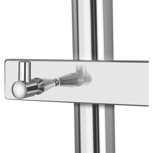 Полотенцесушитель электрический Secado Понтида 1 КСП, L 100x50, хром