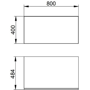 Тумба под раковину Keuco Edition 90 80 39026380000 белая
