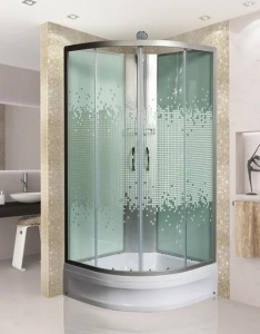 Душевая кабина с поддоном Полукруг МОНОМАХ Б/К 80/24 C МЗ (10000005756)