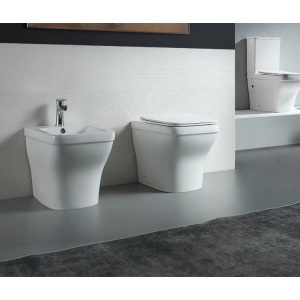 Унитаз приставной с сиденьем микролифт Aquatek Амадео AQ1964-00 безободковый