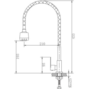 Кран Haiba HB81 с режимом душ