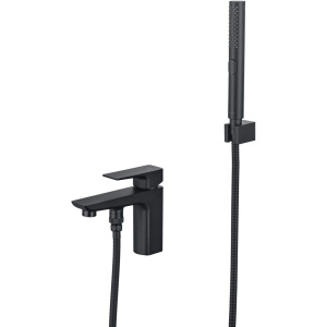 Смеситель на борт ванны Акватек Вега AQ1044MB матовый черный