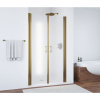 Душевая дверь в нишу Vegas Glass E2P 95 05 10 профиль бронза, стекло сатин