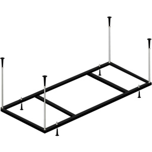 Акриловая ванна Riho Milano 170x75 см, с каркасом