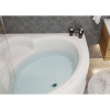 Акриловая ванна Vagnerplast Catalina mini 125x125 см, угловая, с каркасом, четверть круга