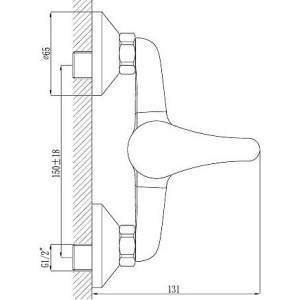 Смеситель для душа Rossinka A A35-41