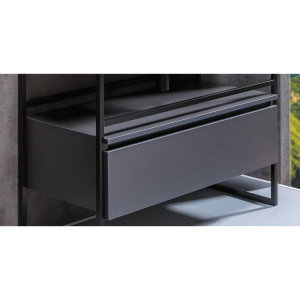 Купить Тумба с раковиной Armadi Art Loft 120 антрацит, напольная в Москве с доставкой Тумба с раковиной Armadi Art Loft 120 антрацит, напольная