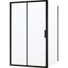 Душевой уголок Ravak Blix Slim BLSDP2 120x90, профиль черный