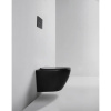 Унитаз подвесной BOND Oval F01-108 безободковый, с микролифтом, черный