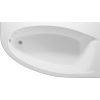Акриловая ванна STWORKI Ноттвиль R 160x90 см, угловая, с каркасом, асимметричная