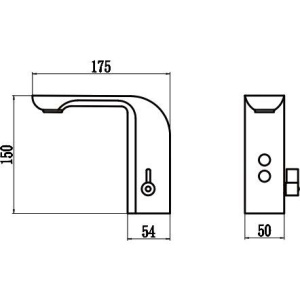 Смеситель для раковины Savol S-GY8885Q сталь