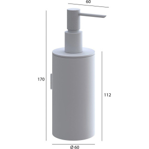 Дозатор Boheme Uno 10977-MG matt gold
