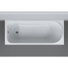 Акриловая ванна AM.PM Sense W75A-170-070W-KL 170x70 см, с каркасом, со сливом-переливом
