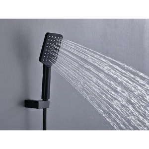 Душевой комплект Timo Petruma SX-5029/03SM черный, С ВНУТРЕННЕЙ ЧАСТЬЮ