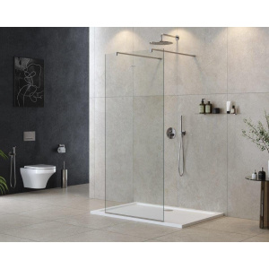 Душевая перегородка Cezares Liberta -L-2-90-120-C-Cr профиль хром, стекло прозрачное
