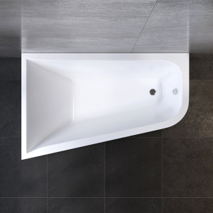 Купить Акриловая ванна AM.PM Spirit V2.0 L 160x100 см, угловая, с каркасом, асимметричная в Москве с доставкой Акриловая ванна AM.PM Spirit V2.0 L 160x100 см, угловая, с каркасом, асимметричная