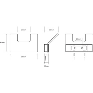 Купить Крючок Bemeta Solo 139106032 в Москве с доставкой Крючок Bemeta Solo 139106032