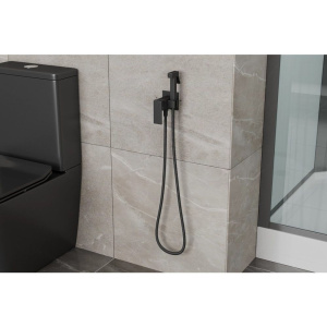Гигиенический душ Rush Thira TR3635-99Black со смесителем, С ВНУТРЕННЕЙ ЧАСТЬЮ