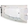 Акриловая ванна Orans BT-65100 XR 170x120 см, угловая, с гидромассажем, с каркасом, с экраном, со сливом-переливом, со смесителем, с подголовником, дл