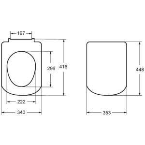 Крышка-сиденье Roca Dama Senso ZRU9000040