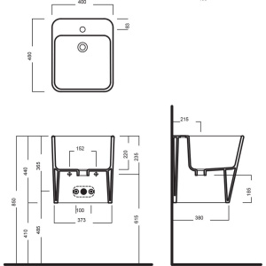 Раковина Hatria G-Full YXJG01 40 см