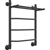 Полотенцесушитель водяной EWRIKA Сафо FT 60х50, черный матовый