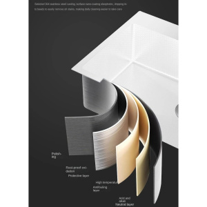 Комплект Savol S-SC001W с водопадом, белый