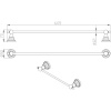 Полотенцедержатель Sapho Diamond 1317-09 хром