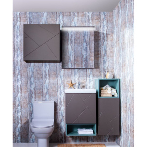 Купить Полка Бриклаер Кристалл 50 под тумбу, муссон в Москве с доставкой Полка Бриклаер Кристалл 50 под тумбу, муссон