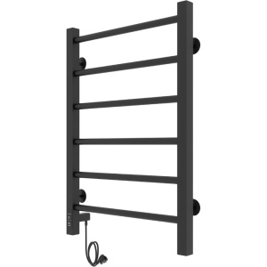 Купить Полотенцесушитель электрический Laris Феличия ЧКЧ П6 400/600 черный, L в Москве с доставкой Полотенцесушитель электрический Laris Феличия ЧКЧ П6 400/600 черный, L