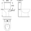 Унитаз-компакт Grohe Bau Ceramic 39429000