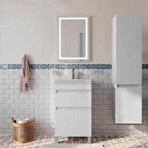 Тумба с раковиной IDDIS Zodiac 50 напольная, с ящиками