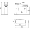 Смеситель для раковины Lemark Bronx LM3706BL черный