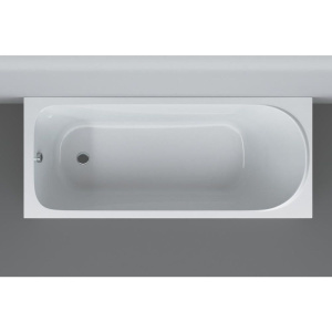 Купить Акриловая ванна AM.PM Sense 150x70 см, со сливом-переливом, со шторкой в Москве с доставкой Акриловая ванна AM.PM Sense 150x70 см, со сливом-переливом, со шторкой