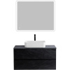 Мебель для ванной Cezares Molveno 46 100 nero, со столешницей
