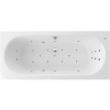 Акриловая ванна Excellent Oceana Slim WAEX.OCE16S.ULTRA 160x75 см, с гидромассажем, с каркасом, со сливом-переливом