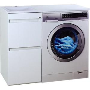 Купить Тумба с раковиной Misty Фостер 40 напольная, под стиральную машину в Москве с доставкой Тумба с раковиной Misty Фостер 40 напольная, под стиральную машину