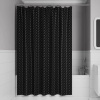 Штора для ванной IDDIS Base BB05P18i11 180х200, черно-белая