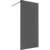 Душевая перегородка Vincea Walk-in VSW-1H800CGGM 80 см, профиль вороненая сталь, стекло тонированное